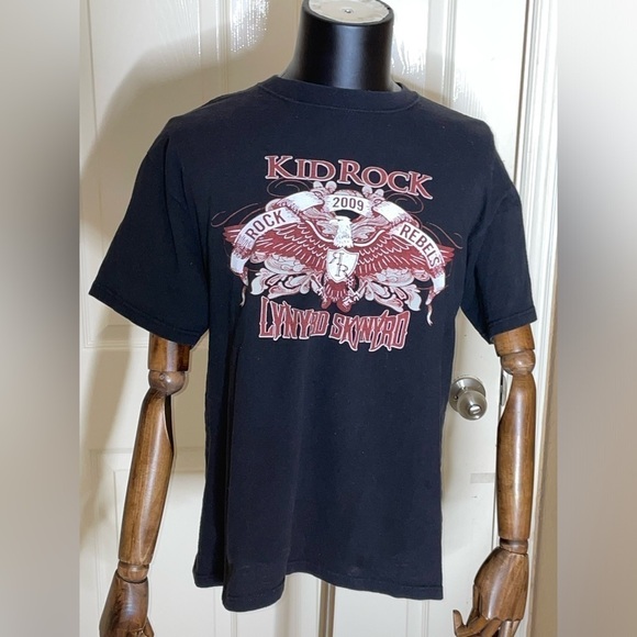 Anvil Other - Kid Rock - Rock Rebels 2009 With Lynyrd Skynyrd. Black Shirt. L. Anvil .